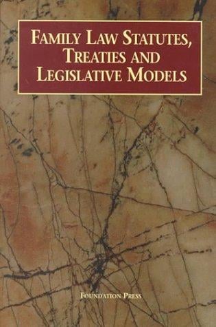Family law statutes, treaties, and legislative models