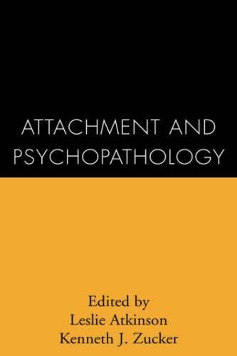 Attachment and psychopathology