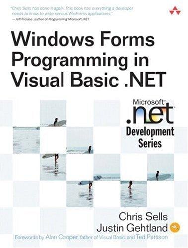 Windows forms programming in Visual Basic .NET