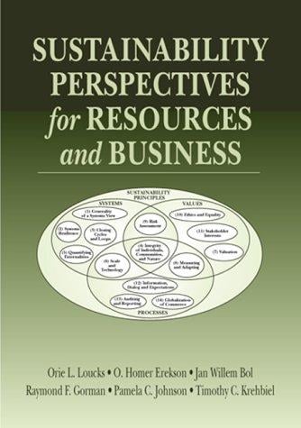 Sustainability perspectives for resources and business
