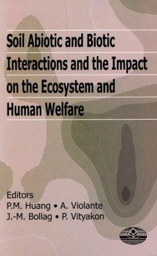 Soil abiotic and biotic interactions and impact on the ecosystem and human welfare