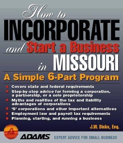 How to incorporate and start a business in Missouri
