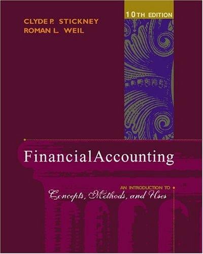 Financial accounting : an introduction to concepts, methods, and uses