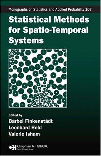 Statistical methods for spatio-temporal systems