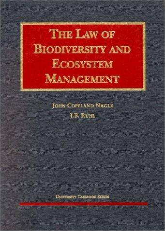 The law of biodiversity and ecosystem management