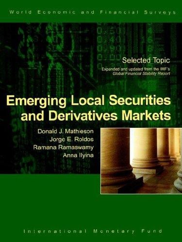 Emerging local securities and derivatives markets