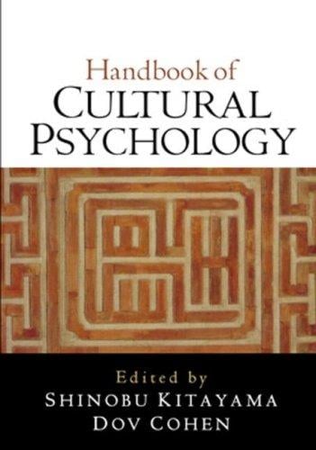 Handbook of cultural psychology
