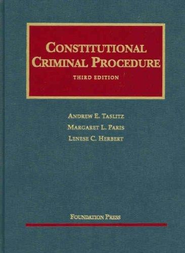 Constitutional criminal procedure