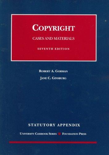 Copyright Cases and Materials