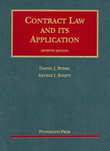 Contract law and its application