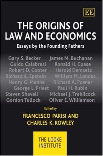 The origins of law and economics