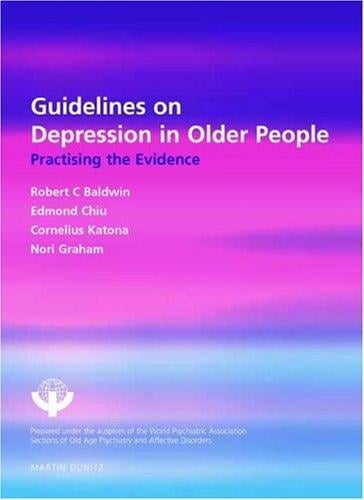 Guidelines on depression in older people