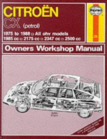 Citroen CX (Petrol)1975-88 Owner's Workshop Manual