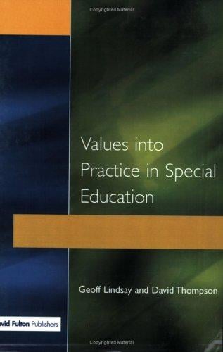 Values into practice in special education