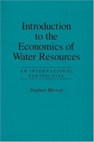 Introduction to the economics of water resources