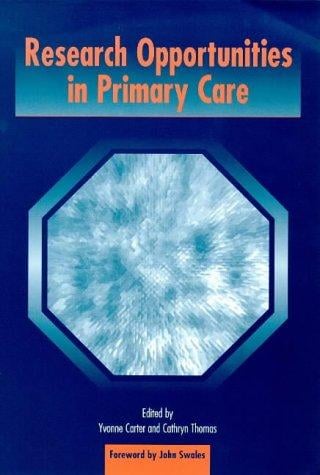 Research opportunities in primary care