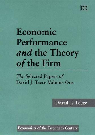 Economic performance and the theory of the firm