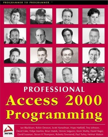 Professional Access 2000 programming