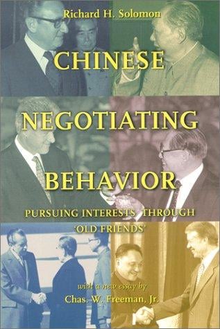 Chinese negotiating behavior