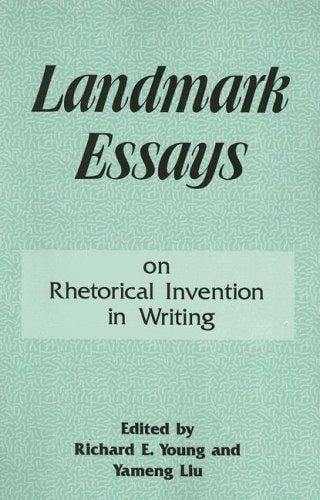 Landmark essays on rhetorical invention in writing