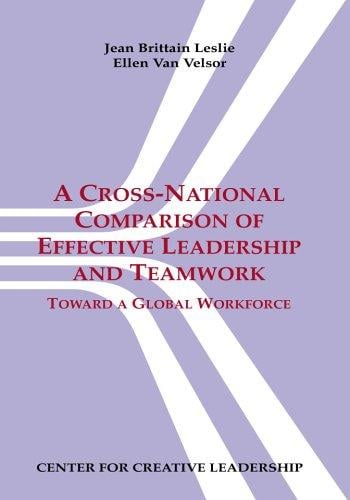 A cross-national comparison of effective leadership and teamwork