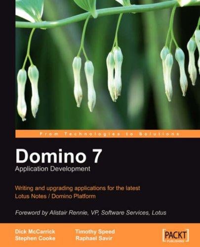 Domino 7 Lotus Notes Application Develop
