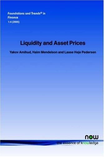 Liquidity and asset prices
