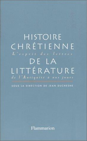 Histoire chrétienne de la littérature