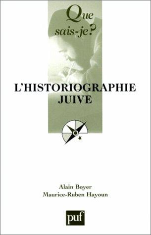 L' historiographie juive