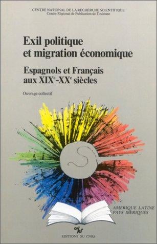 Exil politique et migration économique