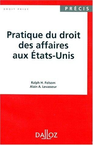 Pratique du droit des affaires aux États-Unis, 1995