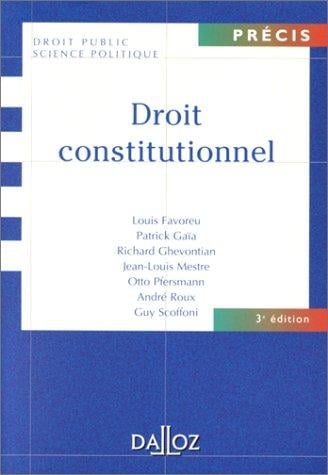 Droit contitutionnel