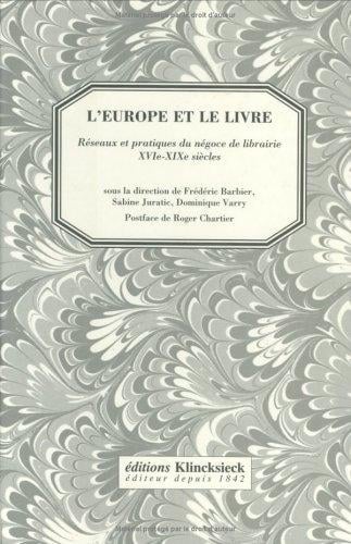 L'Europe et le livre