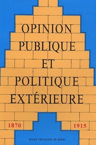 Opinion publique et politique extérieure