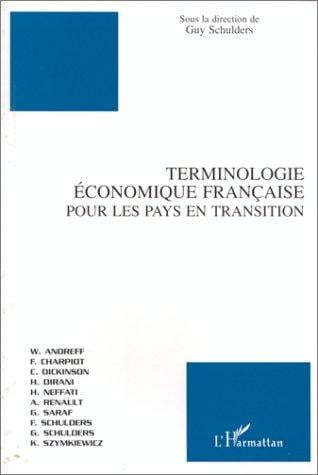 Terminologie économique française pour les pays en transition