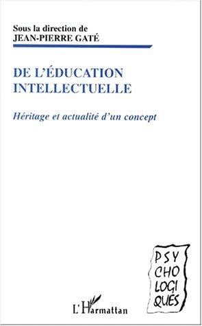 De l'éducation intellectuelle