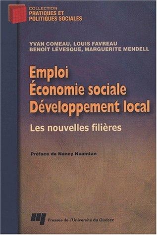 Emploi, économie sociale et développement local