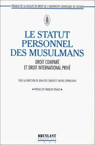 Le Statut personnel des Musulmans