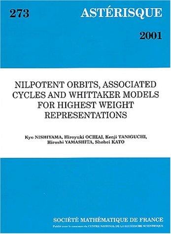 Nilpotent orbits, associated cycles, and Whittaker models for highest weight representations