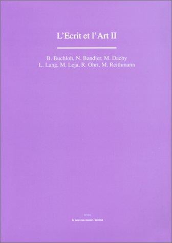 L'écrit et l'art II