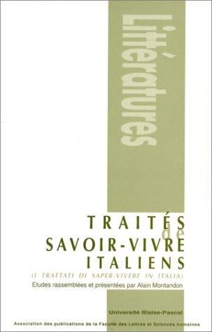 Traités de savoir-vivre en Italie =