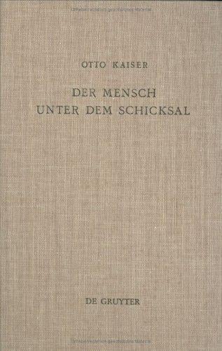 Der Mensch unter dem Schicksal