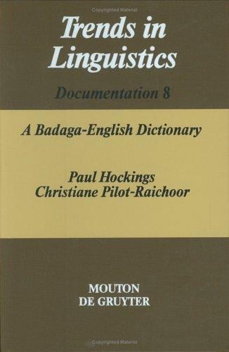A Badaga-Englishdictionary