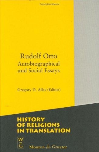 Autobiographical and social essays