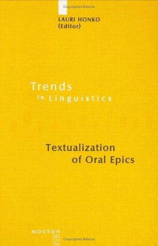 Textualization of oral epics