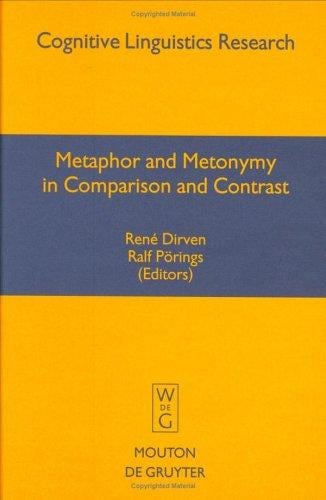 Metaphor and metonymy in comparison and contrast