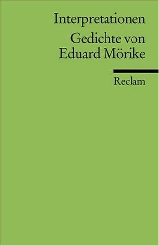 Gedichte von Eduard Mörike