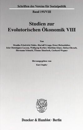 Studien zur evolutorischen Ökonomik