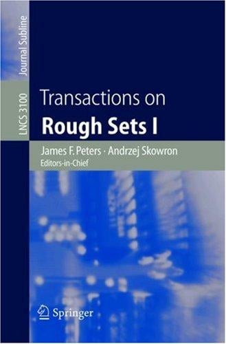 Transactions on rough sets I