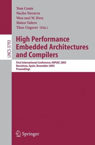 High performance embedded architectures and compilers